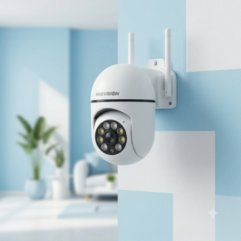 Single lens outdoor camera