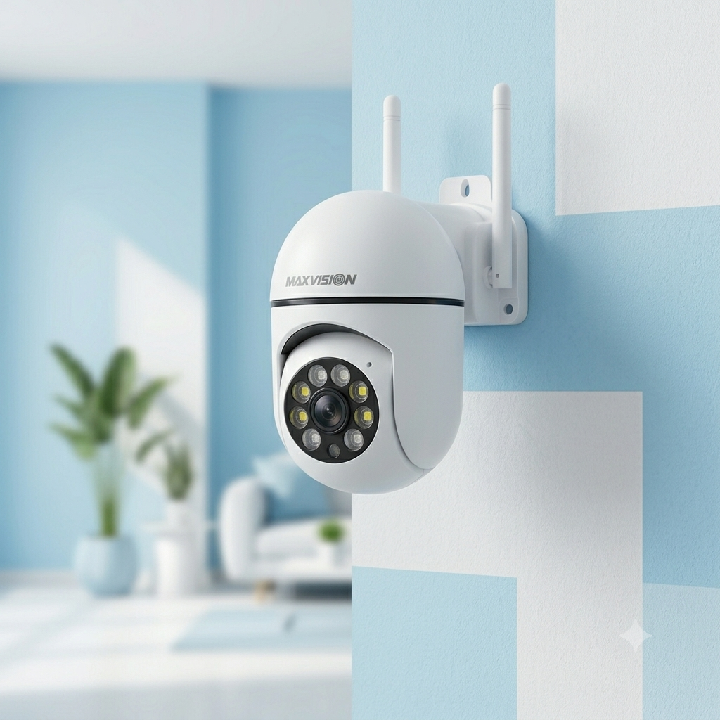 Single lens outdoor camera