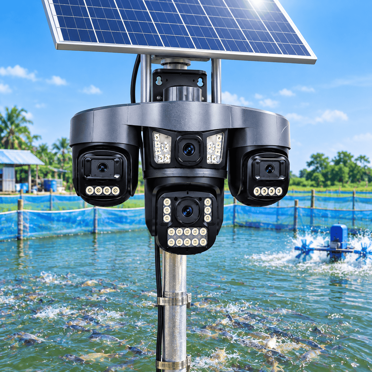 4 lens solar IP camera - Image 3